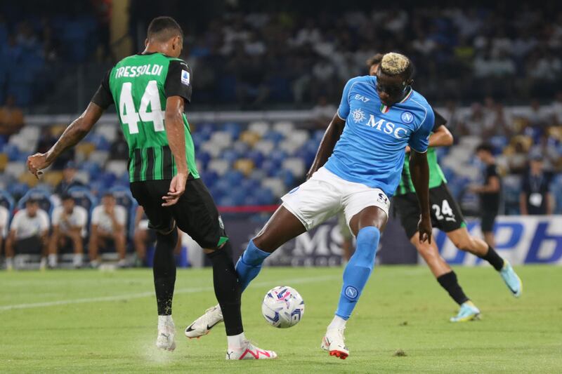 Tressoldi Osimhen Napoli Sassuolo