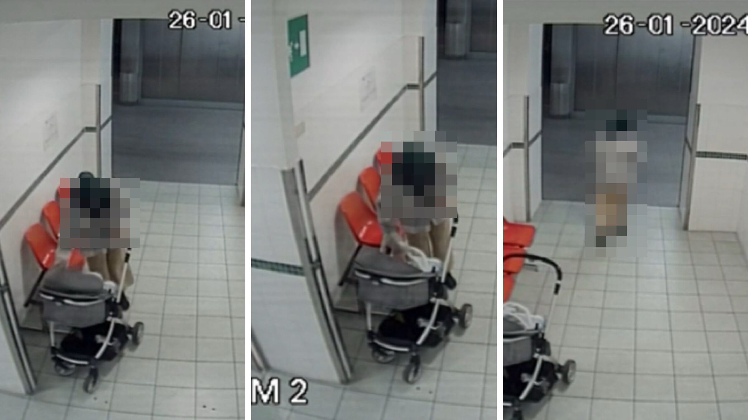 Quell’ultima carezza della mamma prima di abbandonare il figlio
