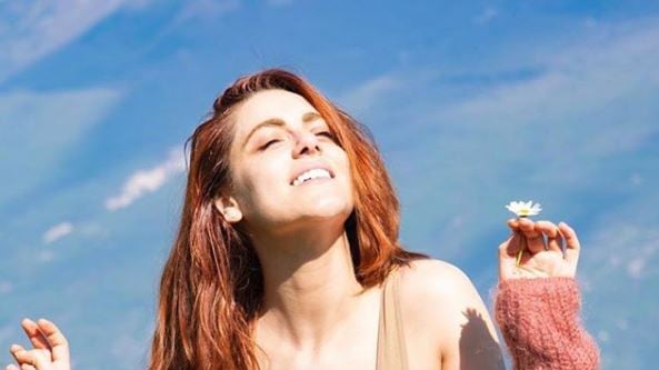 Miriam Leone senza reggiseno sui social