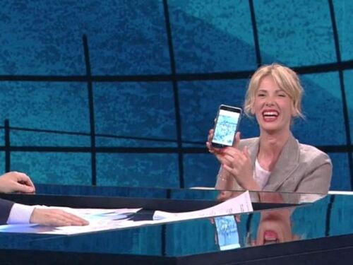 Alessia Marcuzzi da Fazio: "Ho un'app per geolocalizzare mio figlio. Ora è nel dormitorio delle ragazze"