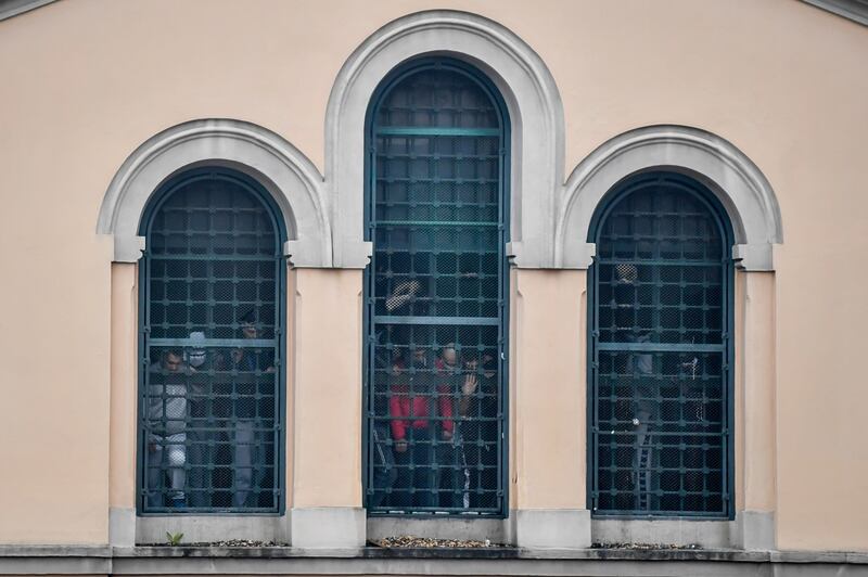 San Vittore, i detenuti in rivolta 4