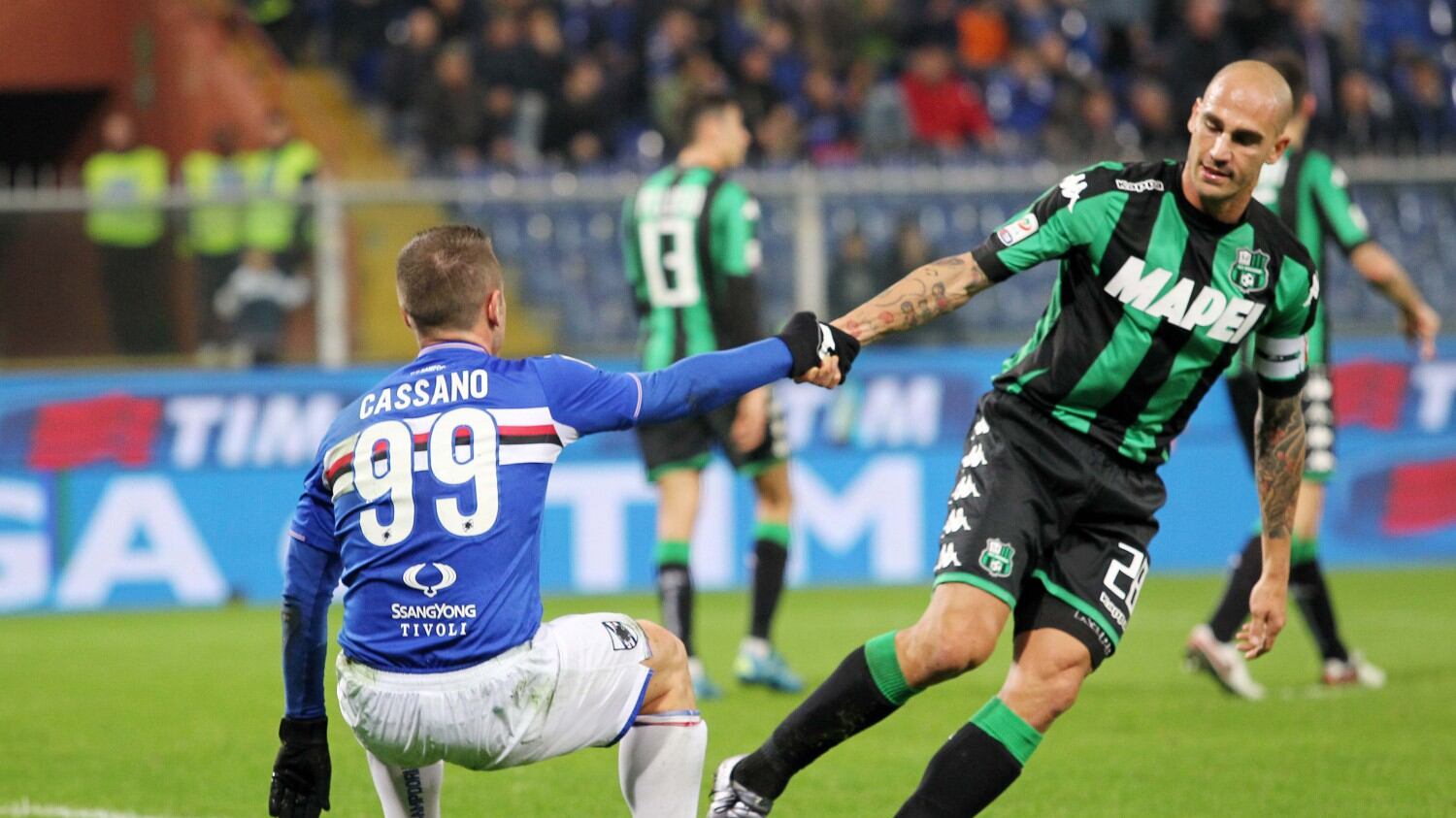 Samp in crisi: il Sassuolo domina 3 a 1 a Genova