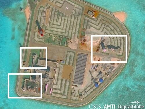 Isole contese, da foto satellite la Cina ha installato nuove armi