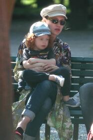 Gabriella Pession al parco con il figlio Giulio 14