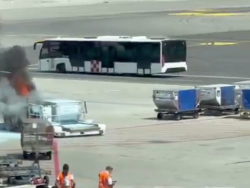 Malpensa, container bagagli prende fuoco: cosa è successo
