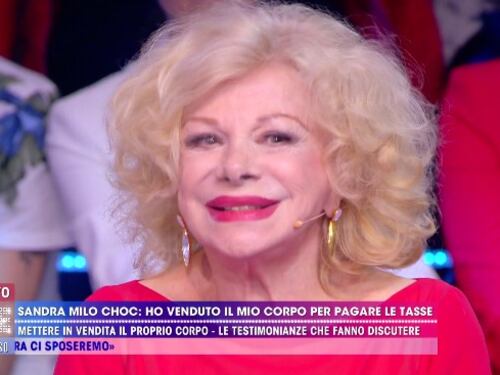 Sandra Milo: “Ho odiato l'uomo che ha pagato i miei debiti"