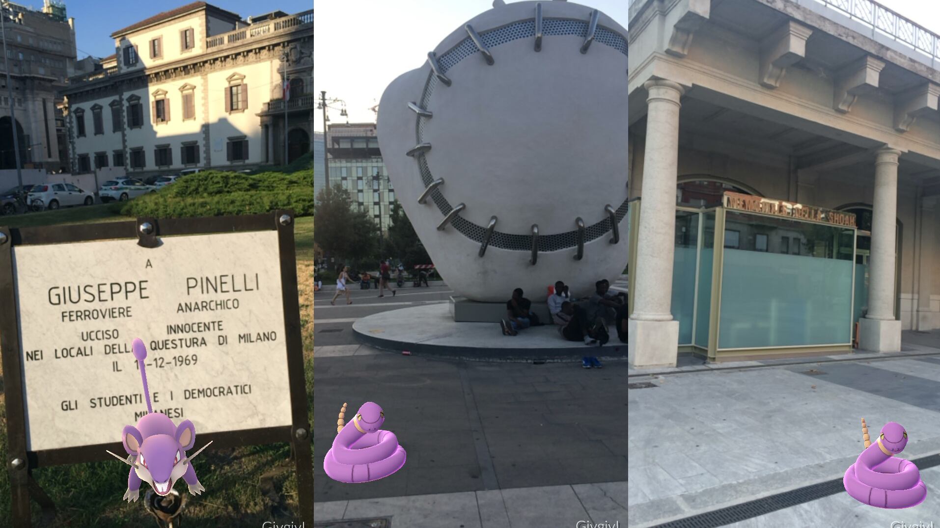 Dalla Shoah a Pinelli: la caccia ai Pokemon passa sopra ai morti