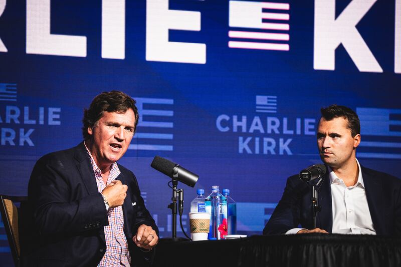 Tucker Carlson e Charlie Kirk
