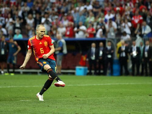 Iniesta dice addio alla nazionale spagnola