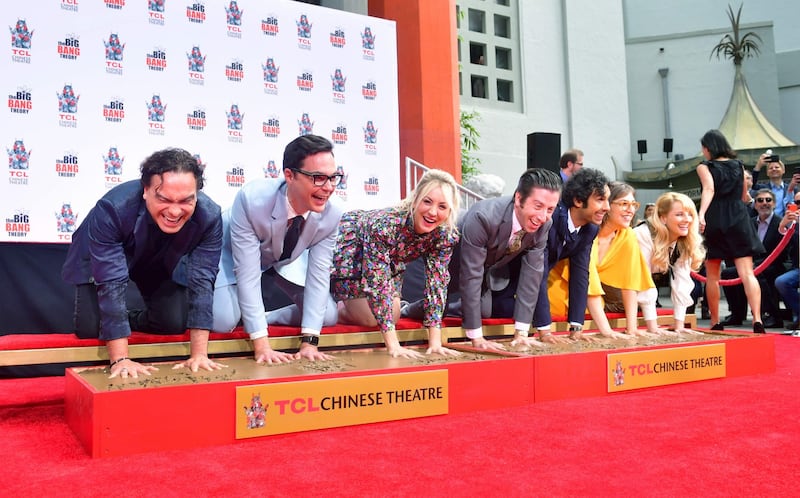 The Big Bang Theory, le impronte al Chinese Theather: foto 3