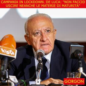 Ecco la satira del giorno. Campania in Lockdown 1