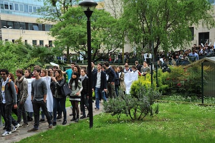 Università San Raffaele, occupazione degli studenti 7