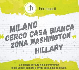 "Cerco casa bianca zona Washington", la pubblicità sfotte Donald, Hillary e non solo... 1