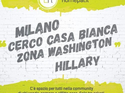 "Cerco casa bianca zona Washington", la pubblicità che sfotte Donald Trump, Hillary Clinton e non solo...
