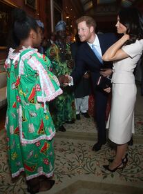 Meghan Markle elegante tra i futuri leader 2