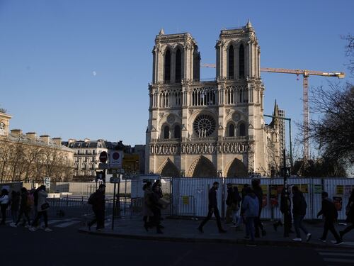 I lavori della Cattedrale di Notre Dame