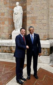Renzi-Obama, l'incontro a Villa Madama 9