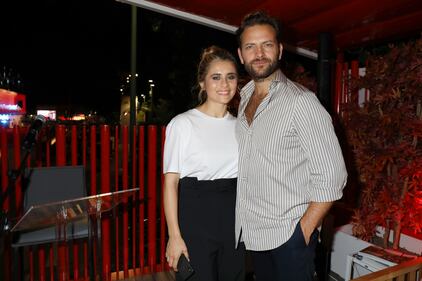 Greta Scarano e Alessandro Borghi al "Campari Lounge" 1