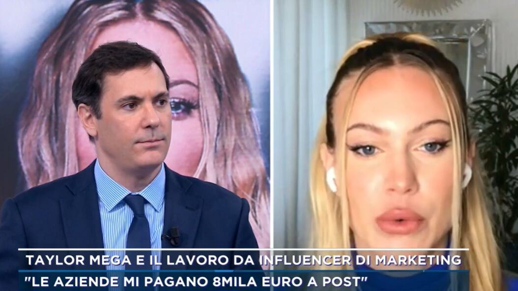 "Con un post guadagno anche 40mila euro". Polemica per le parole di Taylor Mega