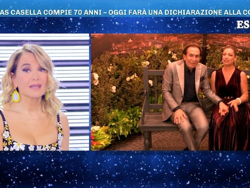 Domenica Live, Giucas Casella chiede alla compagna Valeria Perilli di sposarlo