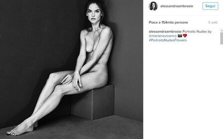 Alessandra Ambrosio nuda sui social 6