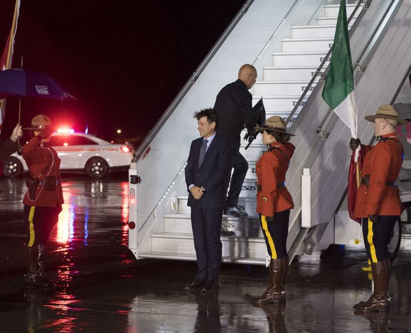 Conte con l'aereo di Stato in Canada 7