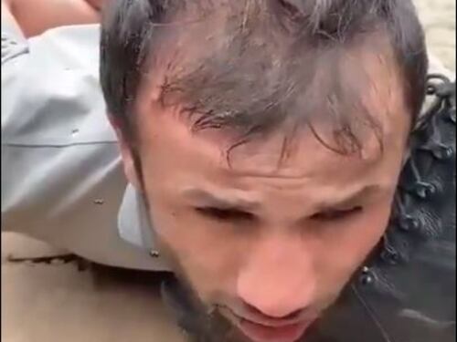 Il terrorista tremante solo (e vile) con l'orrore