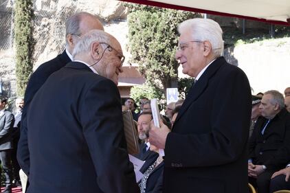75 anni fa l'eccidio delle Fosse Ardeatine: la commemorazione 1