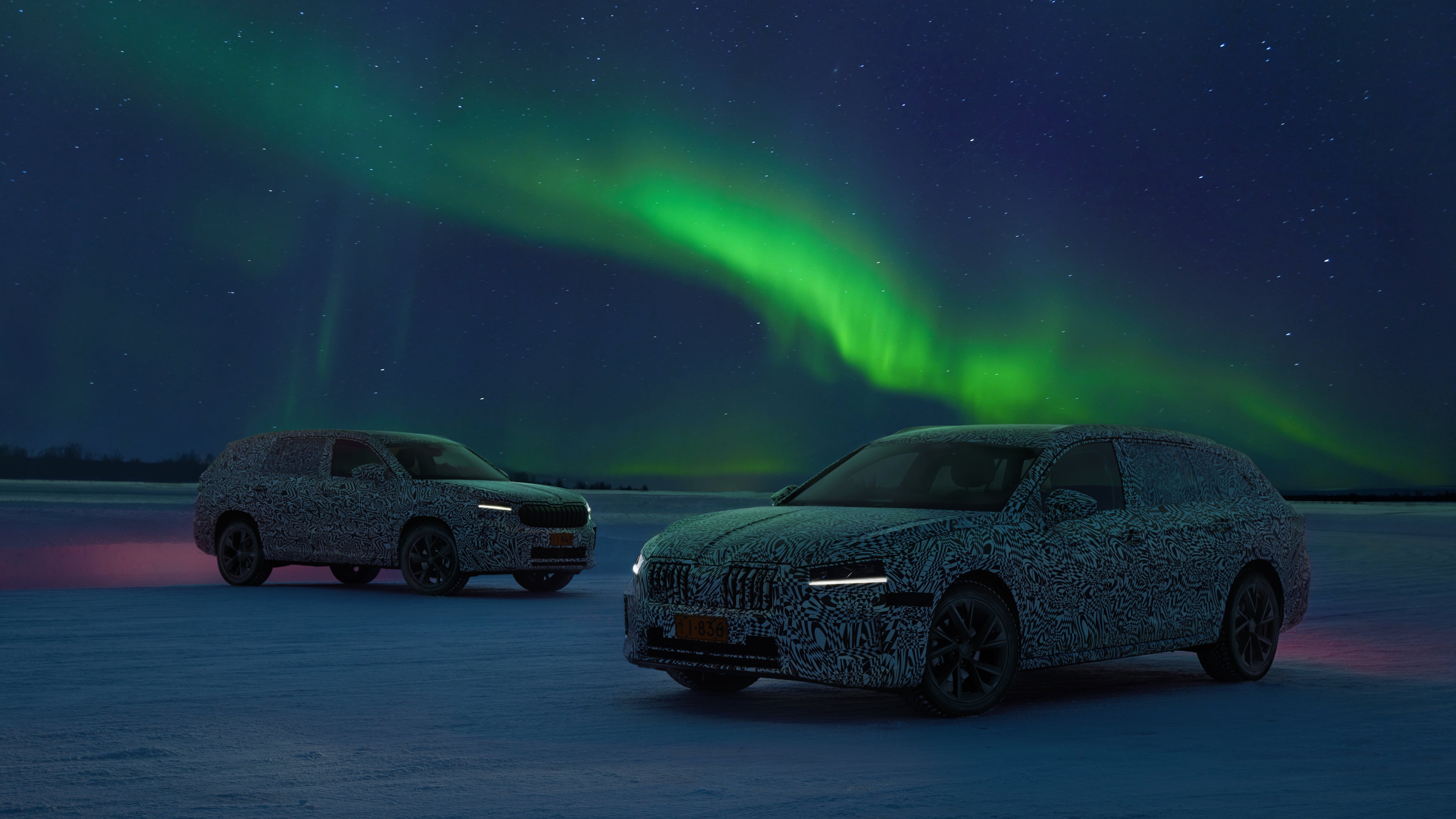Test al Circolo Polare Artico superati con successo: ecco Škoda Superb e Kodiaq