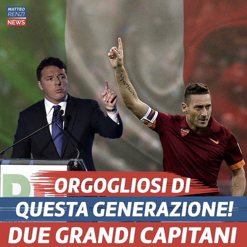 Per il Pd Matteo Renzi è come Francesco Totti 1