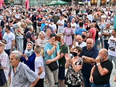 Bosnia, proteste contro i migranti 9