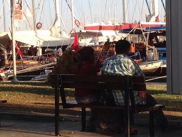Bodrum, i bimbi dei profughi nel porto degli yatch 5