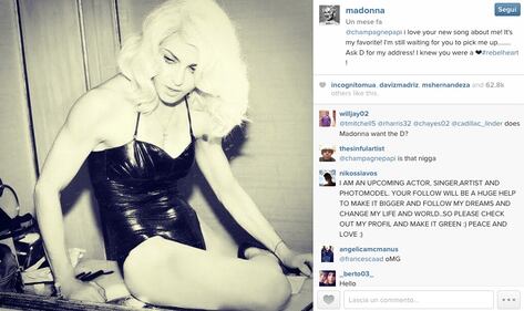 Madonna topless su Instagram 9