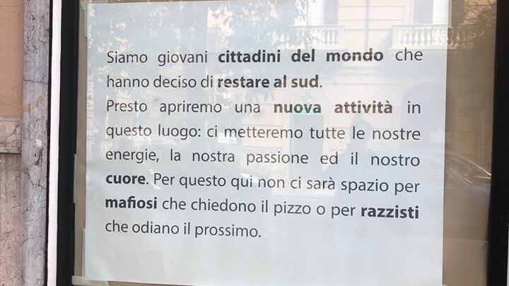 "Qui non ci sarà spazio per mafiosi e razzisti": la sfida di due 30enni