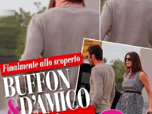 Buffon e D'Amico: le foto del primo bacio
