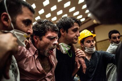 Scatti degli scontri a Istanbul 13