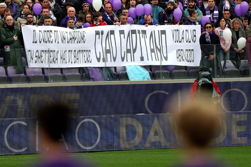 L'omaggio della Fiorentina a Davide Astori 16