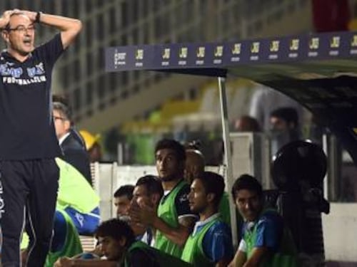 "Bisogna punire anche chi ha la maglia a righe" Sarri spiega l'espulsione con il Milan