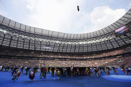 Francia campione Mondo: lo spettacolo sugli spalti dello stadio Luzhniki  13