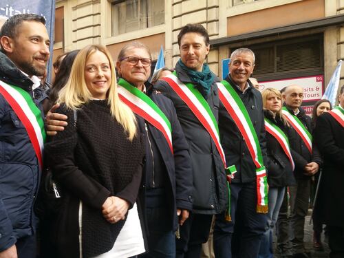 A Roma sfila "Italia sovrana"