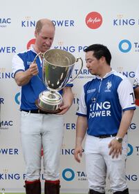 Il principe William  a Londra durante il King Power Royal Charity Polo 4
