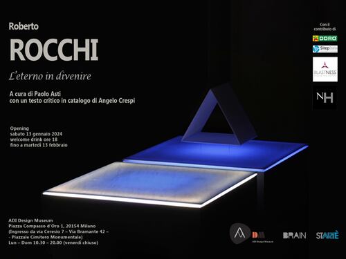 "L'eterno in divenire", le opere di Roberto Rocchi all'Adi Museo Design di Milano