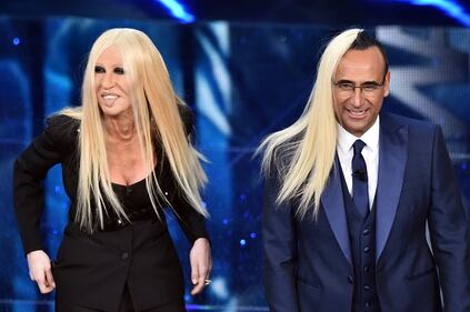 Virginia Raffaele si "trasforma" in Donatella Versace: le foto 3