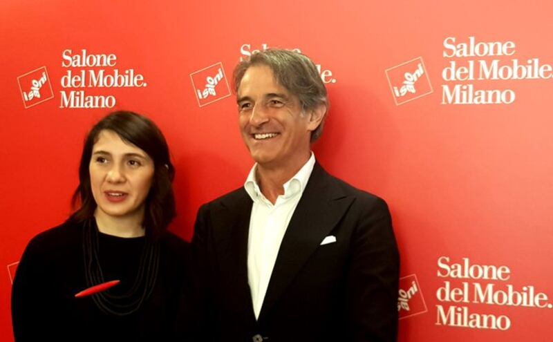 Maria Porro e Claudio Feltrin Salone del Mobile