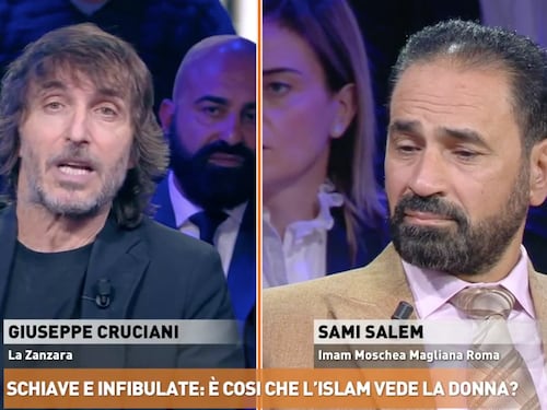 “Pratica barbara legata all'islam”. Cruciani mette ko l’imam Salem