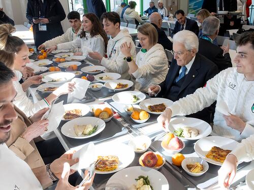 Milano-Cortina: il presidente Mattarella arrivato al Villaggio olimpico