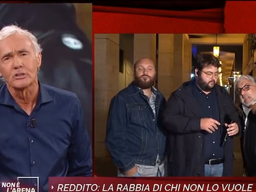 "Lavorare per 1.800 euro? No, preferisco il reddito". E Giletti sbotta in diretta