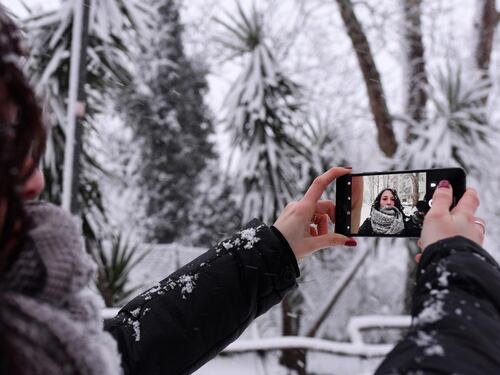 Maltempo, Roma è sotto la neve