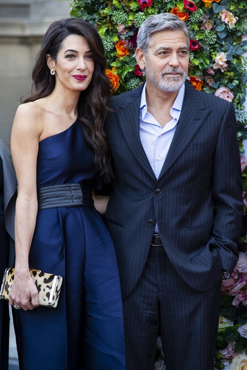 George Clooney e Amal: red carpet nel cuore di Edimburgo 9