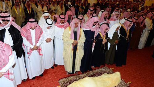 I funerali di Abdallah dell'Arabia Saudita 7
